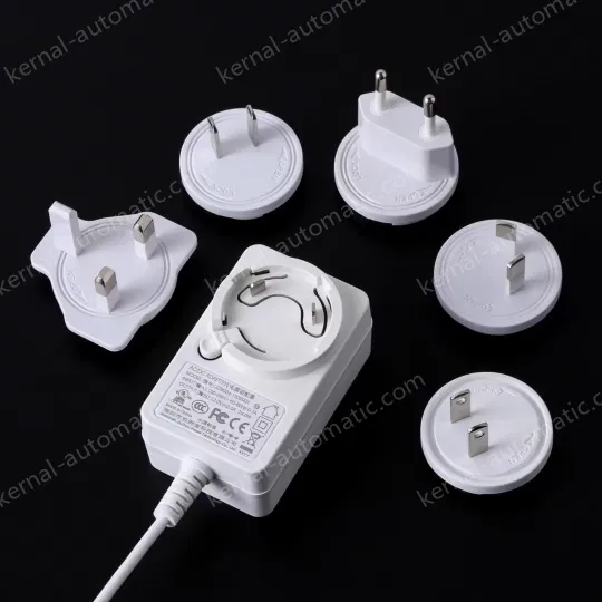 Multi-specification interchangeable pin power adapter 12V2A
